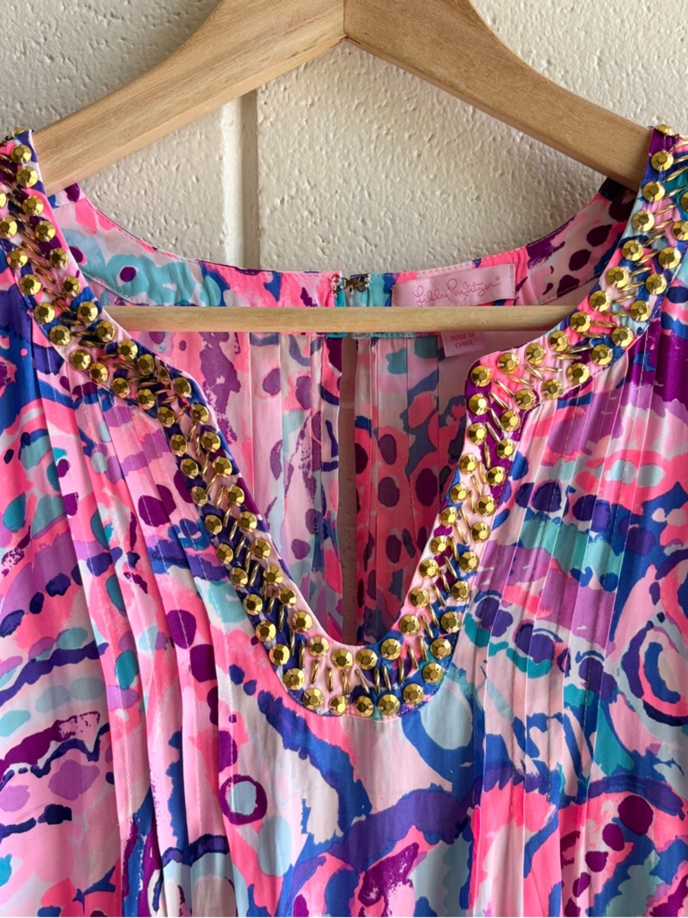 Lilly Pulitzer Colby Romper Women’s Size Medium In Colony Coral Shell Out Pink - Picture 2 of 12